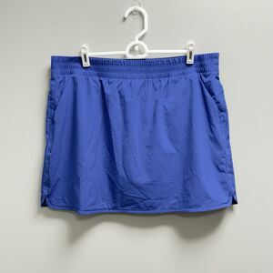 Calvin Klein Performance Tennis Skirt Skort Womens XL Blue Athletic Golf Running